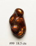Fire Agate #99 — Freeform Cabochon 18.5 Carats