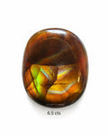 6.5 ct Imperial Grade Fire Agate Cabochon — Golden Flash