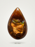18.2ct Tear drop Fire Agate Cabochon